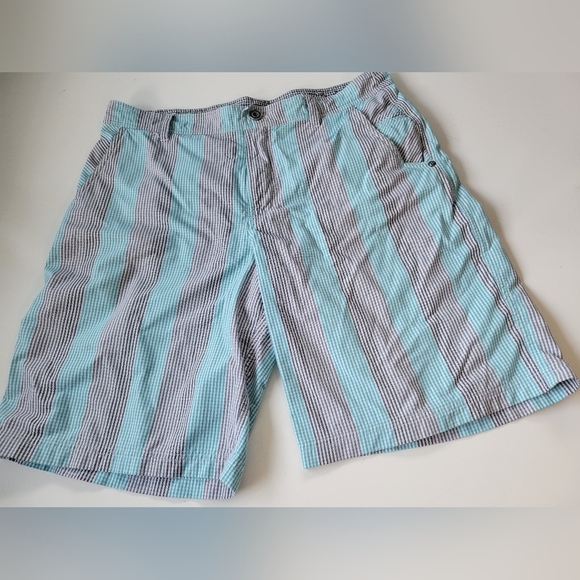 Lululemon Seersucker Men's Shorts Size 36 Blue - Picture 1 of 9